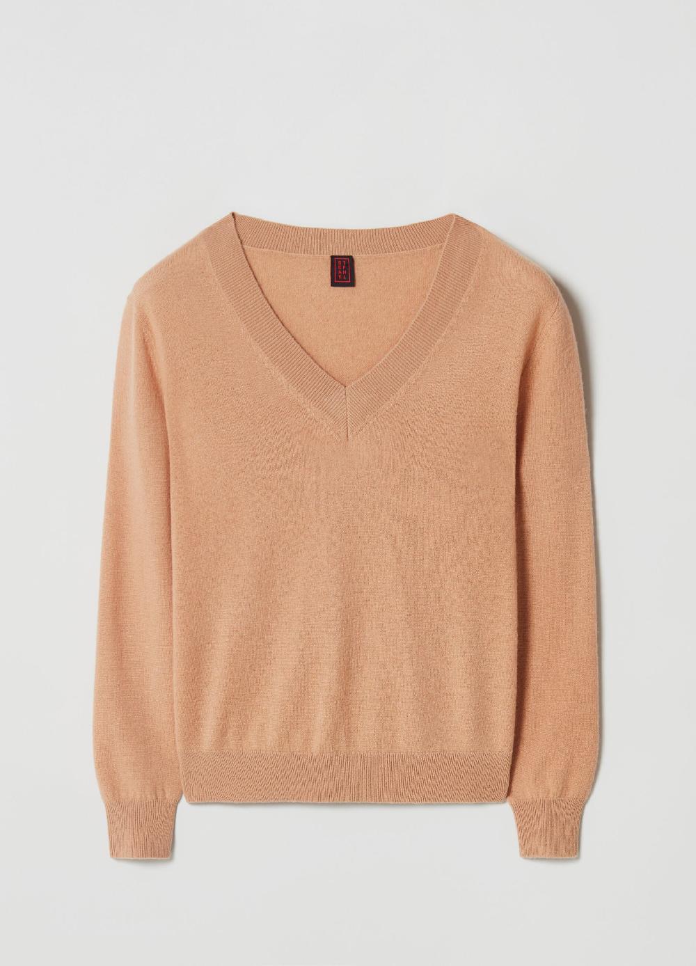 Stefanel Pullover in lana con scollo a V Online Outlet