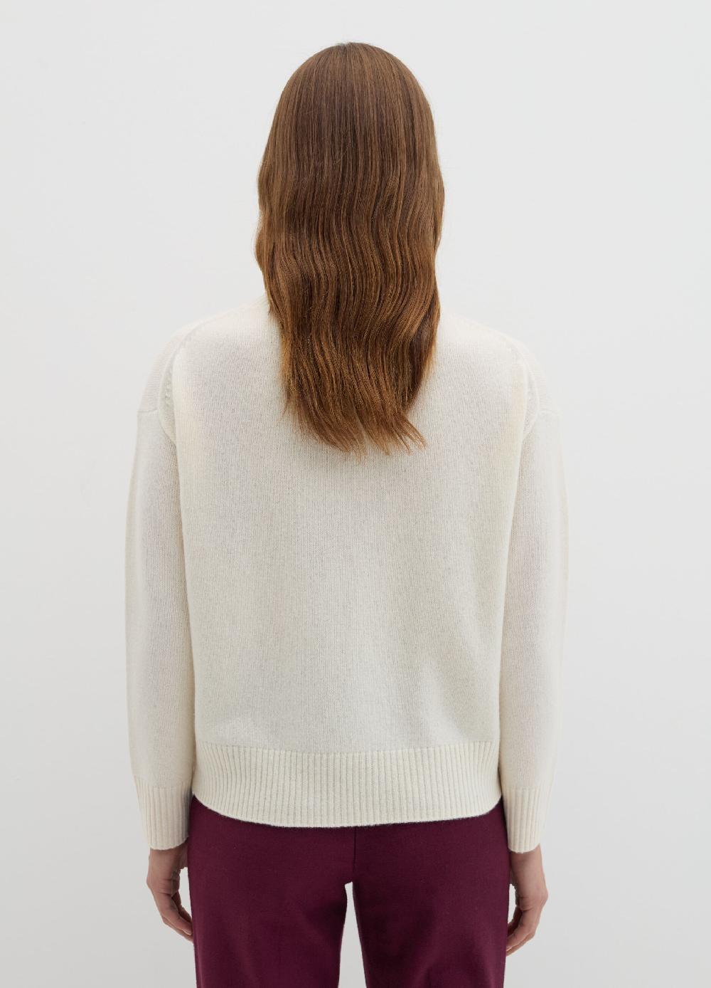 Stefanel Pullover mock neck in lana cardata Liquidazione