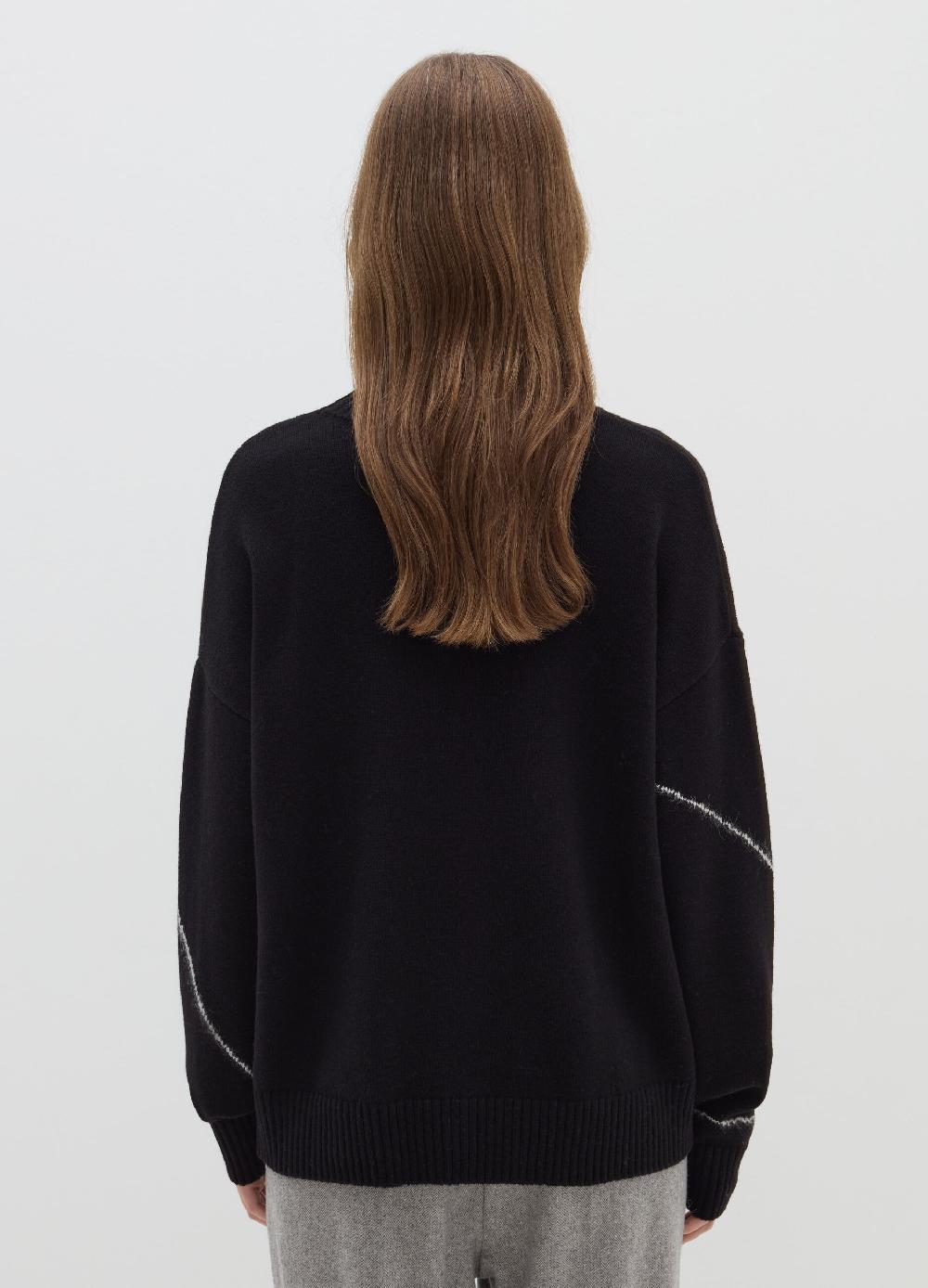 Stefanel Pullover con intarsio floreale Offerte speciali