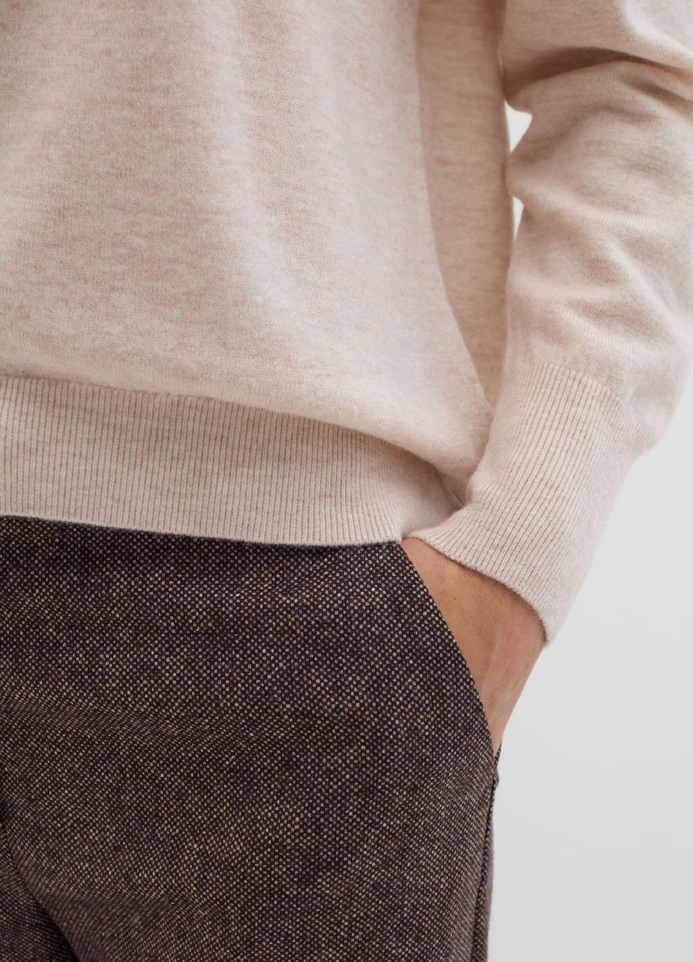 Stefanel Pullover girocollo in lana cardata Offerta settimanale