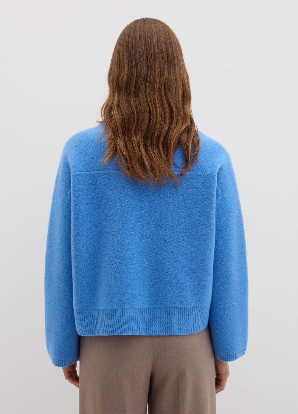 Stefanel Pullover in lana cotta con scollo a V ACQUISTA ORA