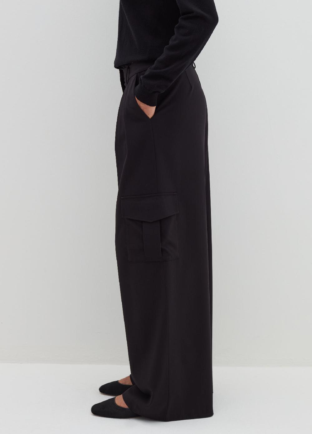 Stefanel Pantalone cargo in poly viscosa stretch Solo un giorno rimasto