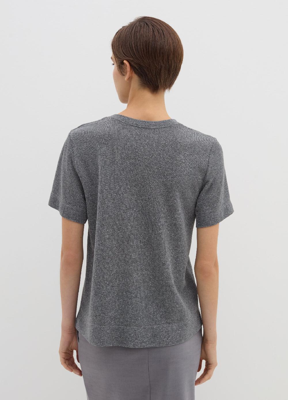 Stefanel T-shirt in lurex con spacchetti Officina