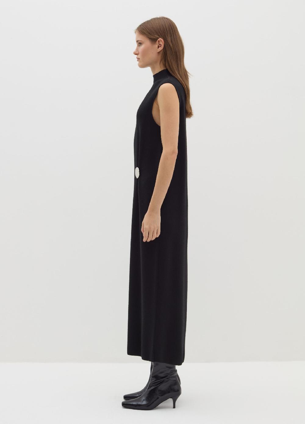 Stefanel Vestito lungo a tubo con bottone Black Friday Prezzi