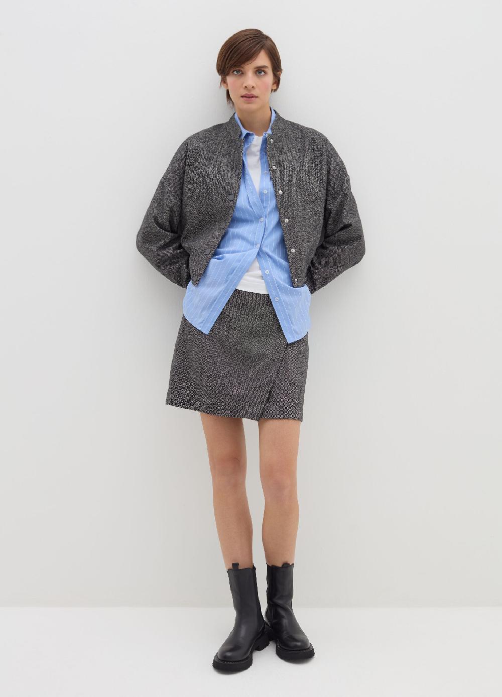 Stefanel Minigonna a portafoglio in tweed 50% di sconto per tempo limitato