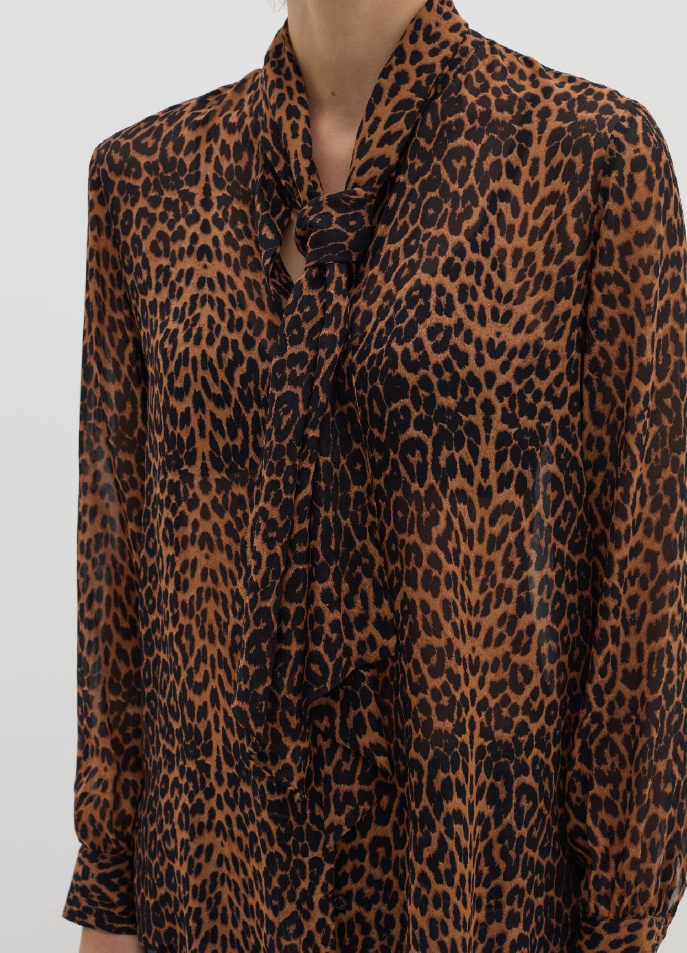 Stefanel Blusa in georgette con foulard 2025