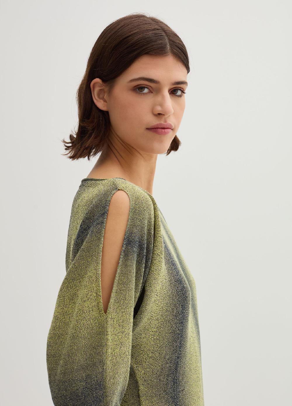 Stefanel Maglia space dyed con scollo a barca Nuovo