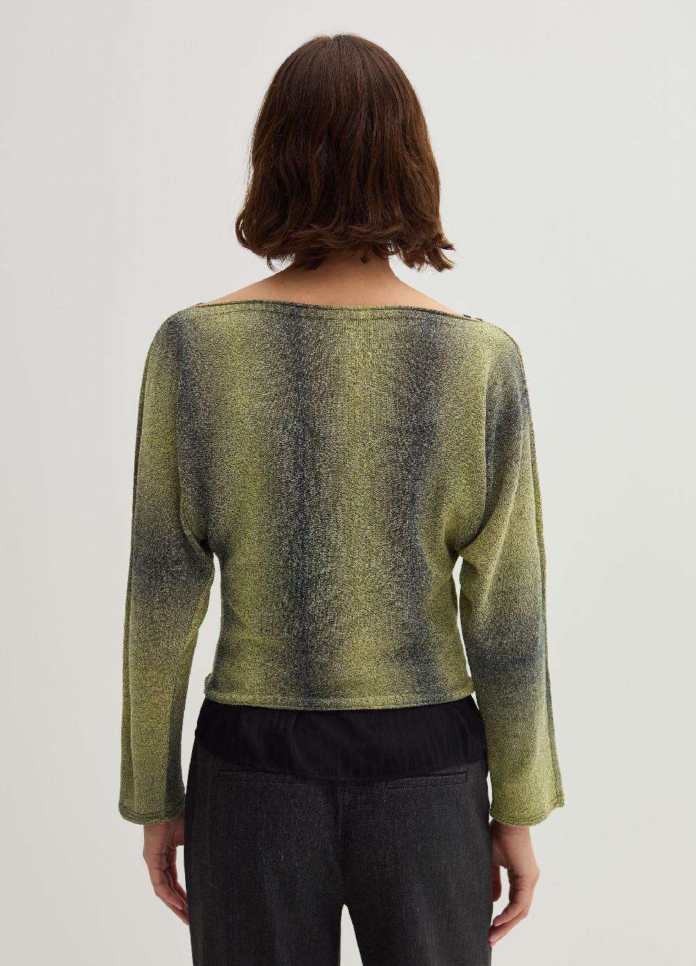 Stefanel Maglia space dyed con scollo a barca Nuovo