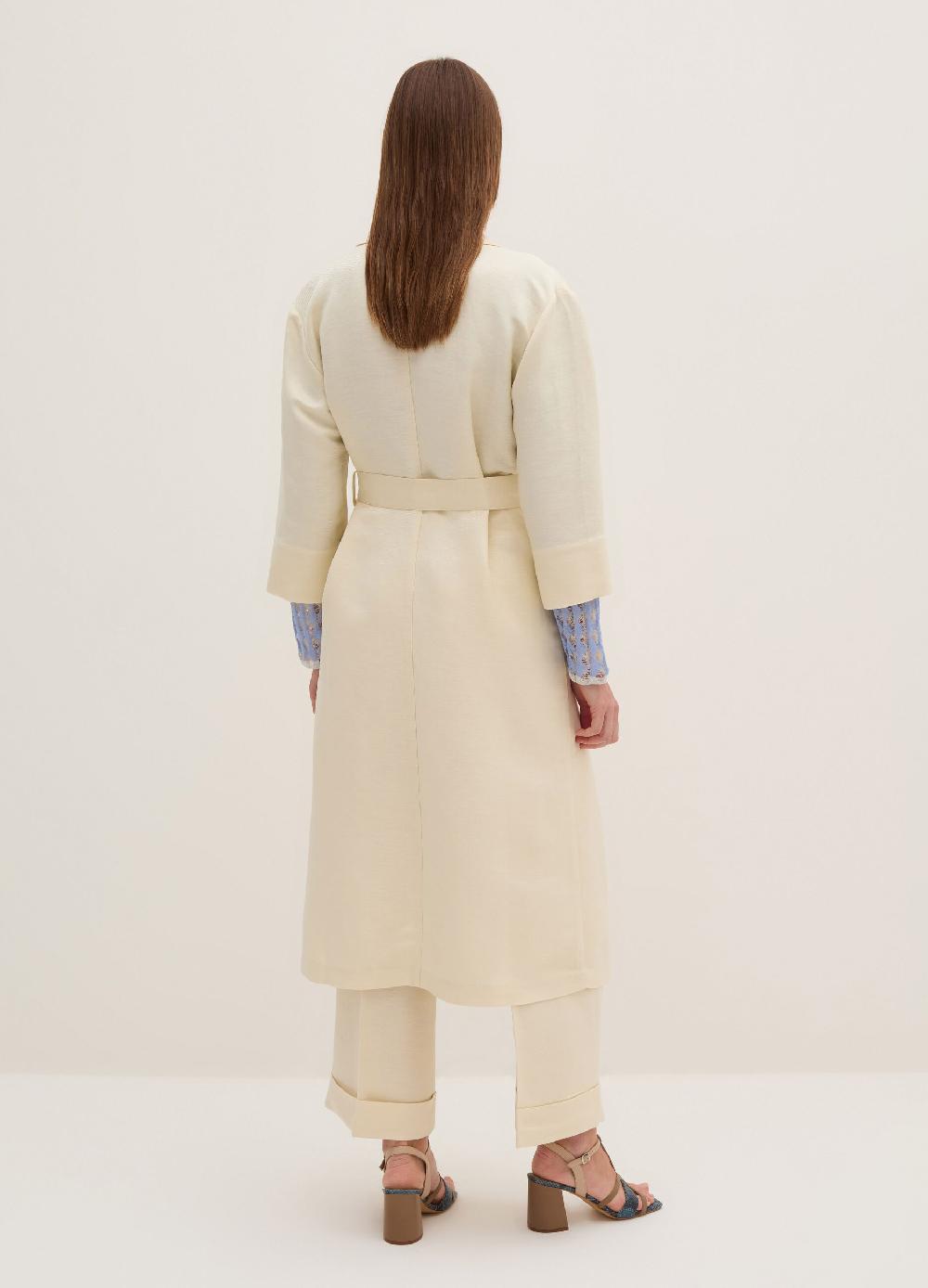 Stefanel Trench lungo con cintura Soddisfazione Garantita