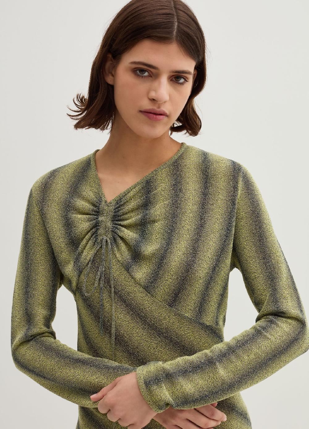 Stefanel Vestito asimmetrico space dyed Negozi Online