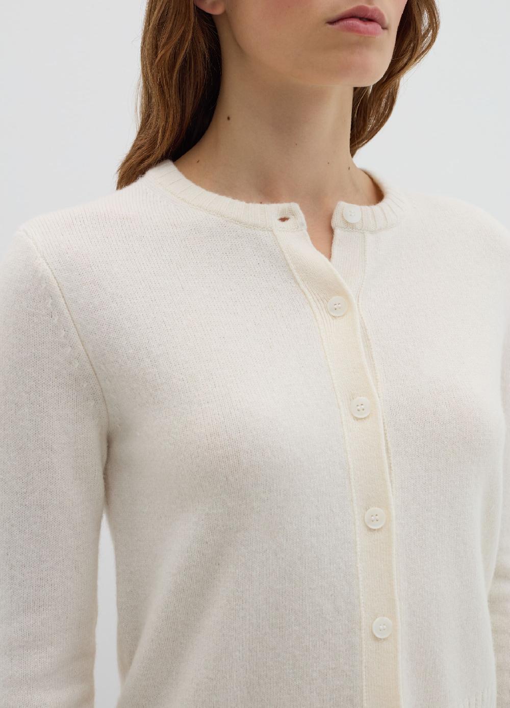 Stefanel Cardigan girocollo in lana cardata Spedizione gratuita