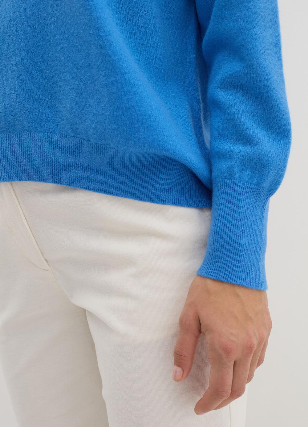 Stefanel Pullover girocollo in lana cardata Sconto di tempo limitato