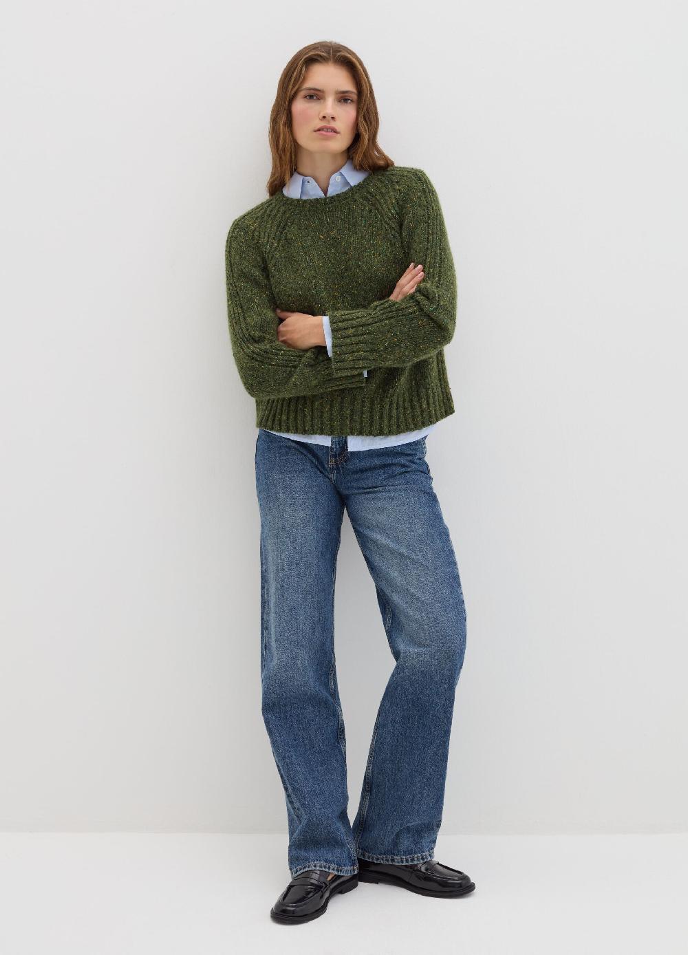 Stefanel Pullover in filato bottonato di misto seta Offerta speciale