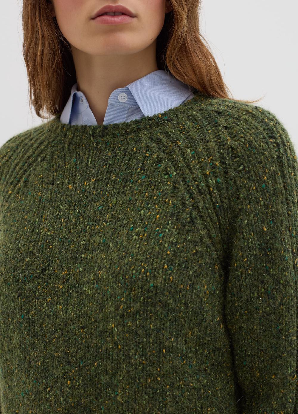 Stefanel Pullover in filato bottonato di misto seta Offerta speciale