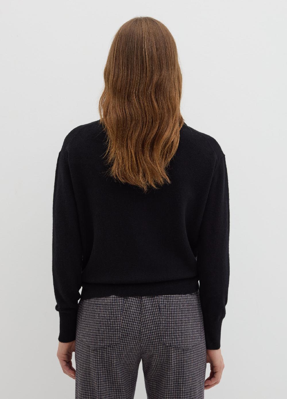 Stefanel Pullover girocollo in lana cardata Flash Sale