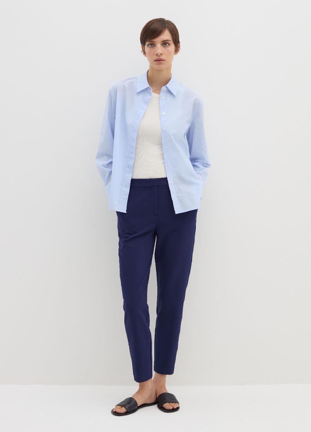 Stefanel Pantalone a sigaretta in crêpe doppia Offerta natalizia
