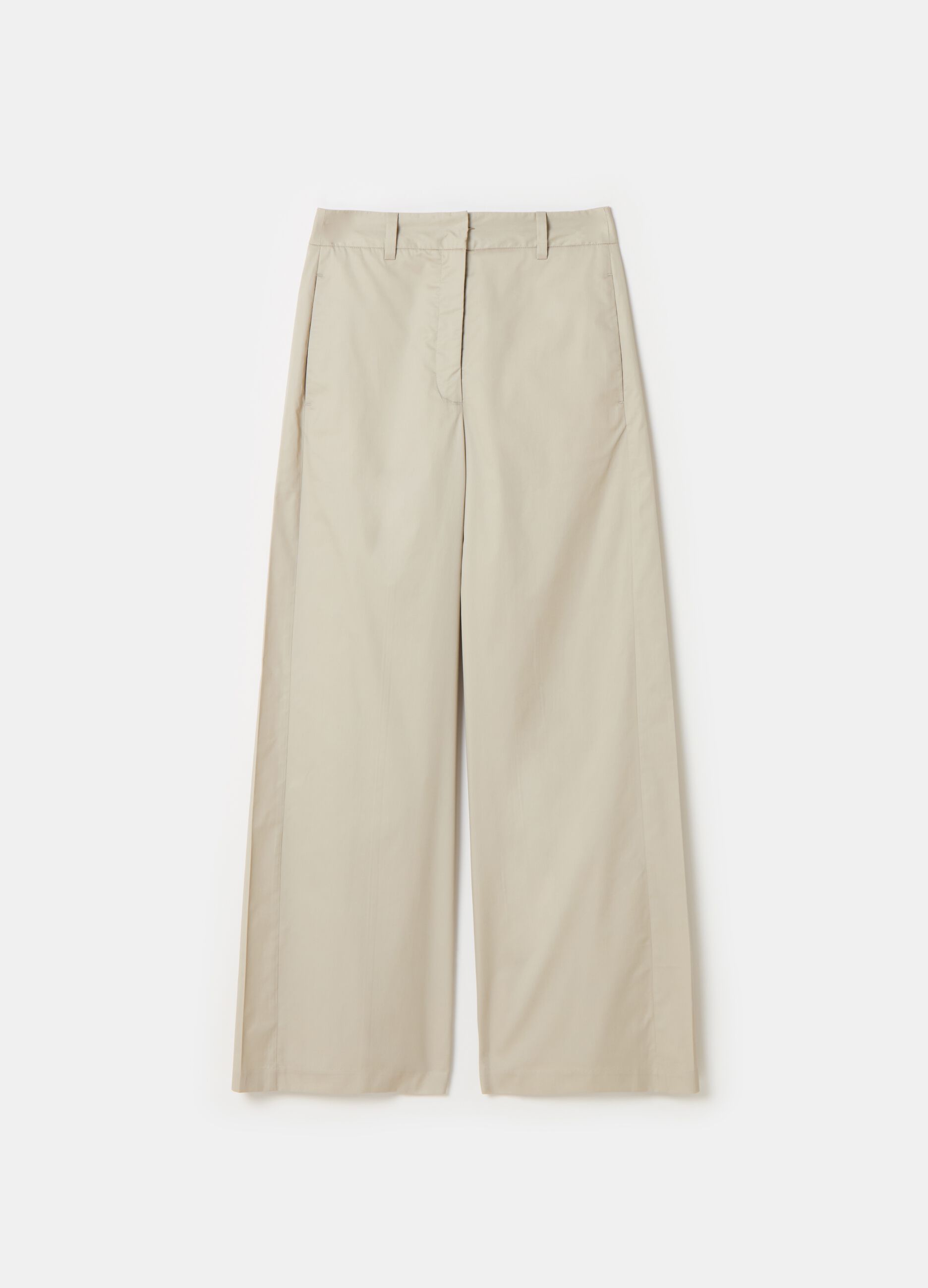 Stefanel Pantalone straight fit in satin Comprane uno, ottenene uno gratis