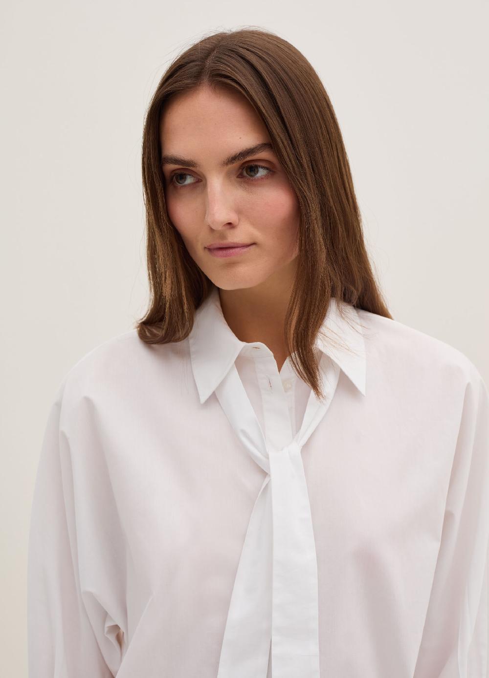 Stefanel Camicia in popeline con cravatta Offerte speciali