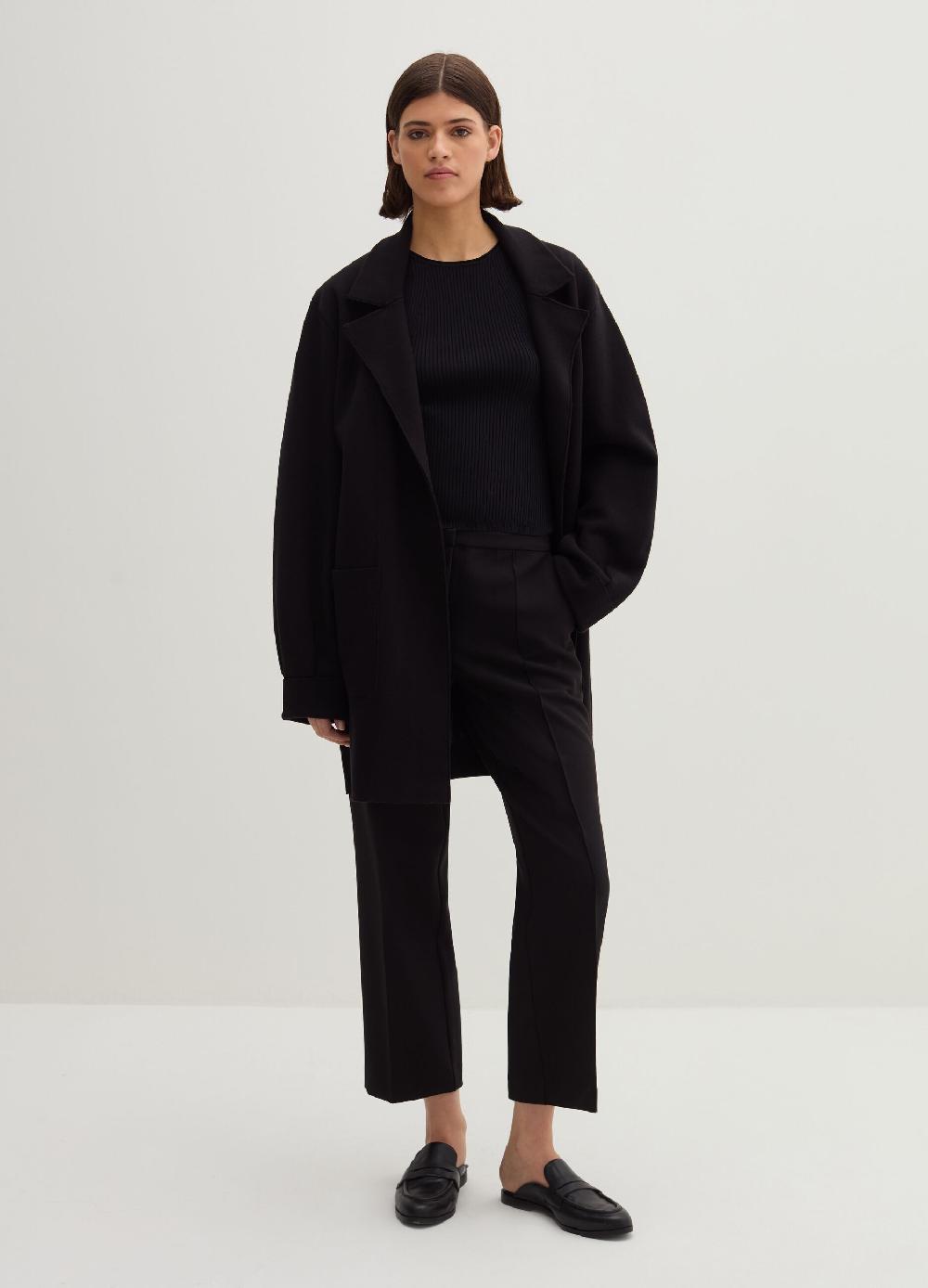 Stefanel Pantalone a sigaretta crop in crêpe doppia Enormi risparmi