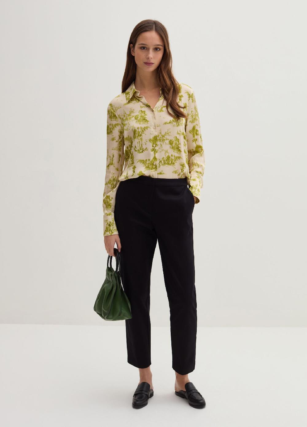 Stefanel Pantalone chino cropped in twill Super Saving Price