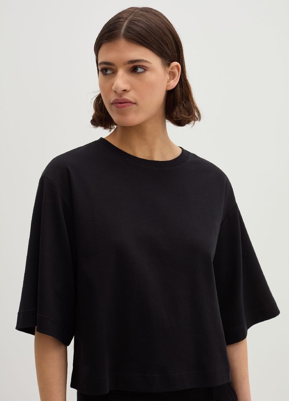 Stefanel T-shirt boxy fit in cotone Ultimi due giorni