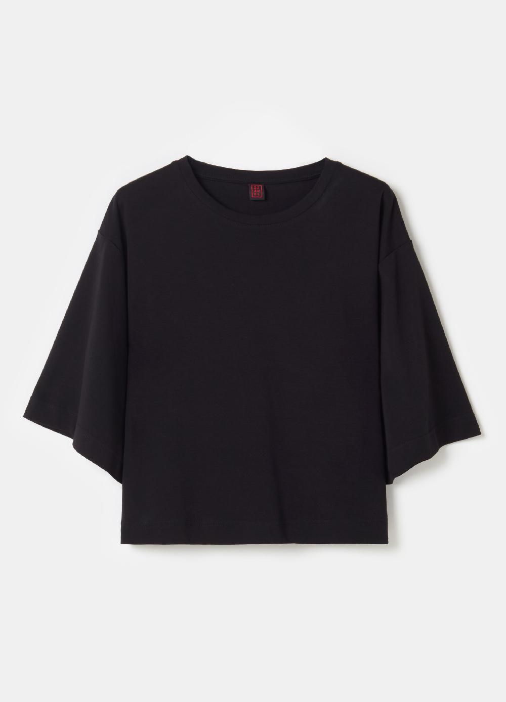 Stefanel T-shirt boxy fit in cotone Ultimi due giorni