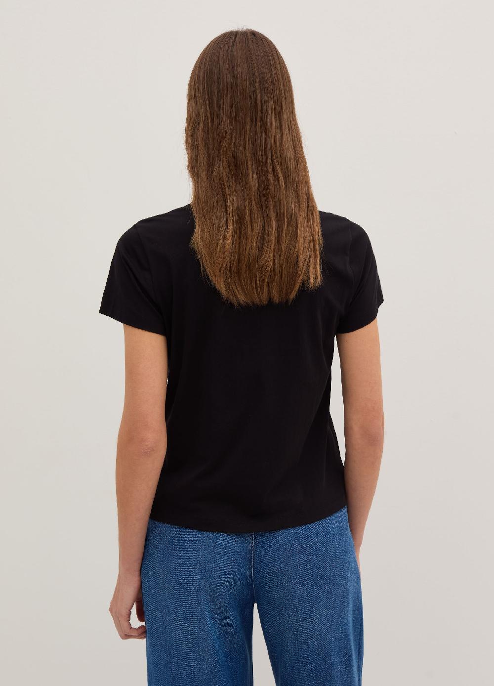 Stefanel T-shirt in jersey di cotone Supima Promozione temporanea