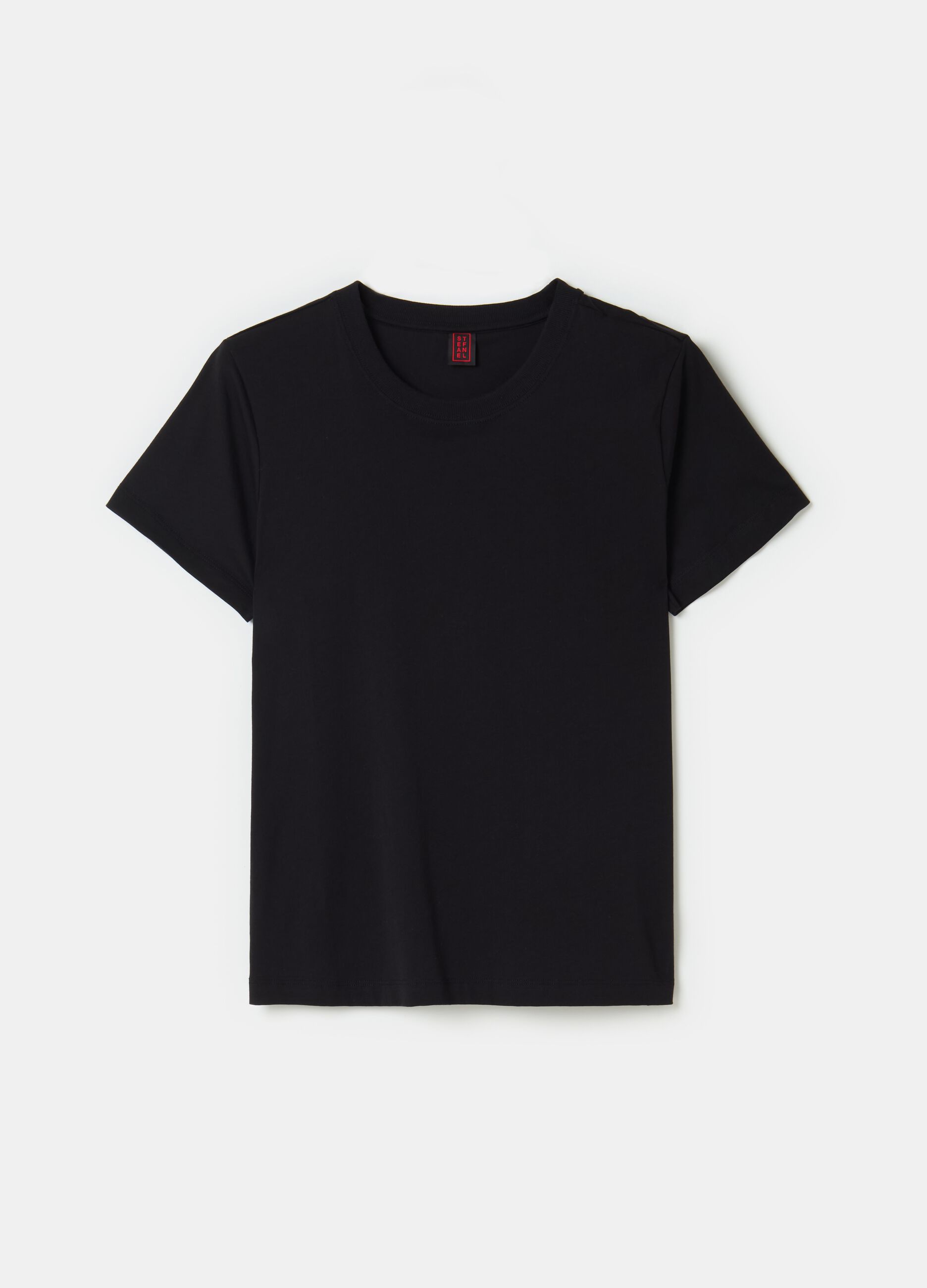 Stefanel T-shirt in jersey di cotone Supima Promozione temporanea