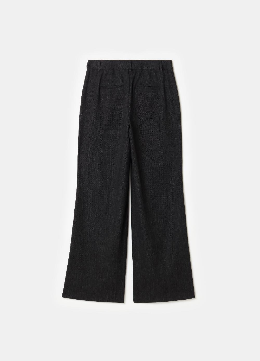 Stefanel Pantalone palazzo wide leg Fino al 65% di sconto