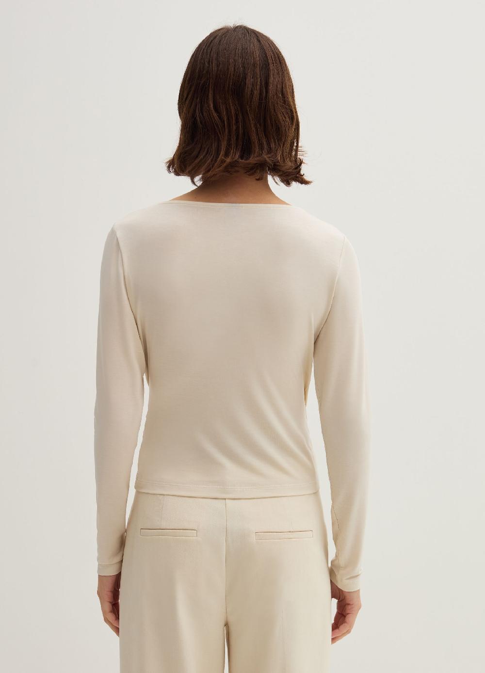 Stefanel T-shirt scollo a V con incrocio 50% di sconto con spedizione gratuita