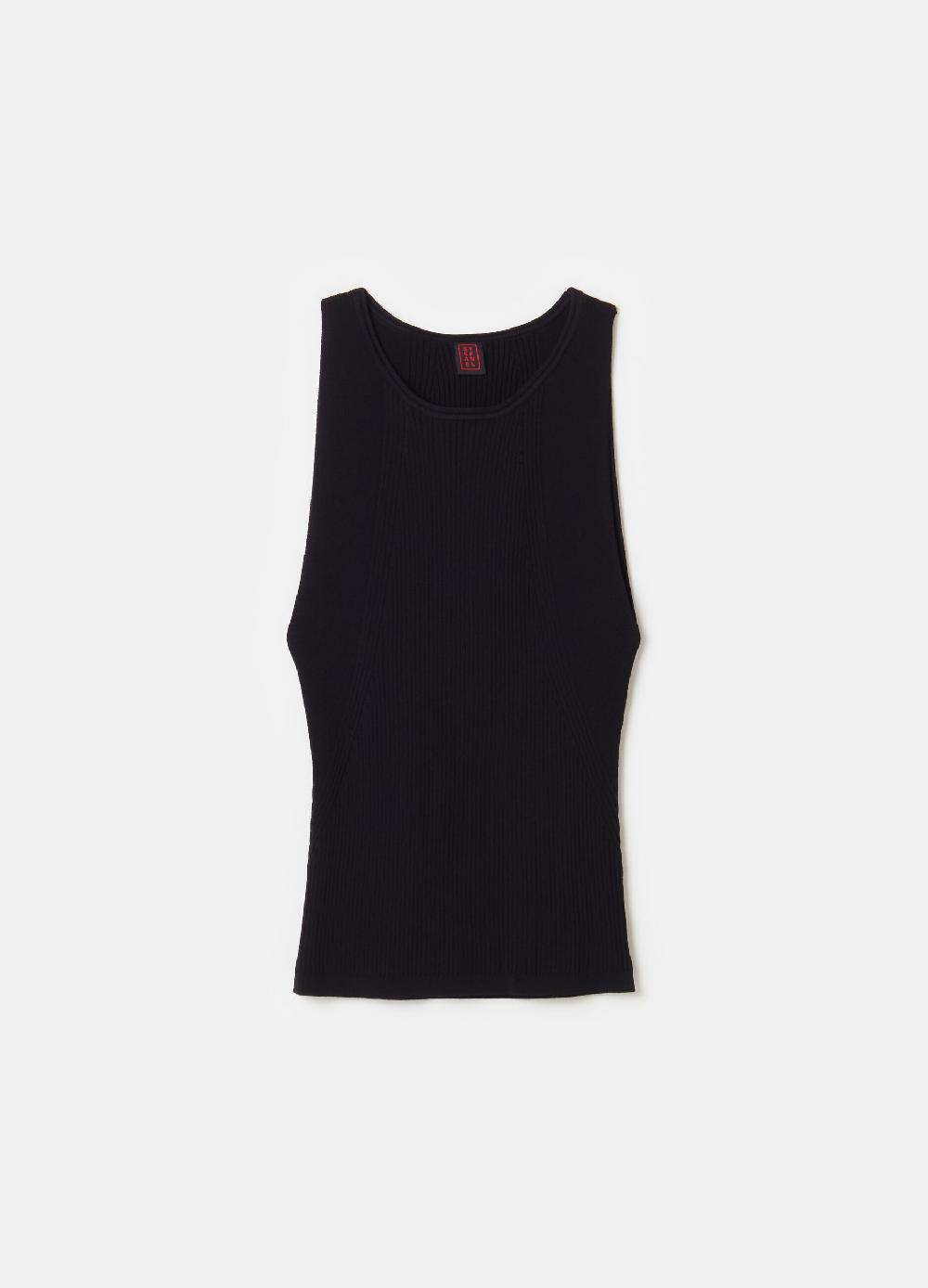Stefanel Tank top in crêpe a coste piatte Limitato a 3 giorni