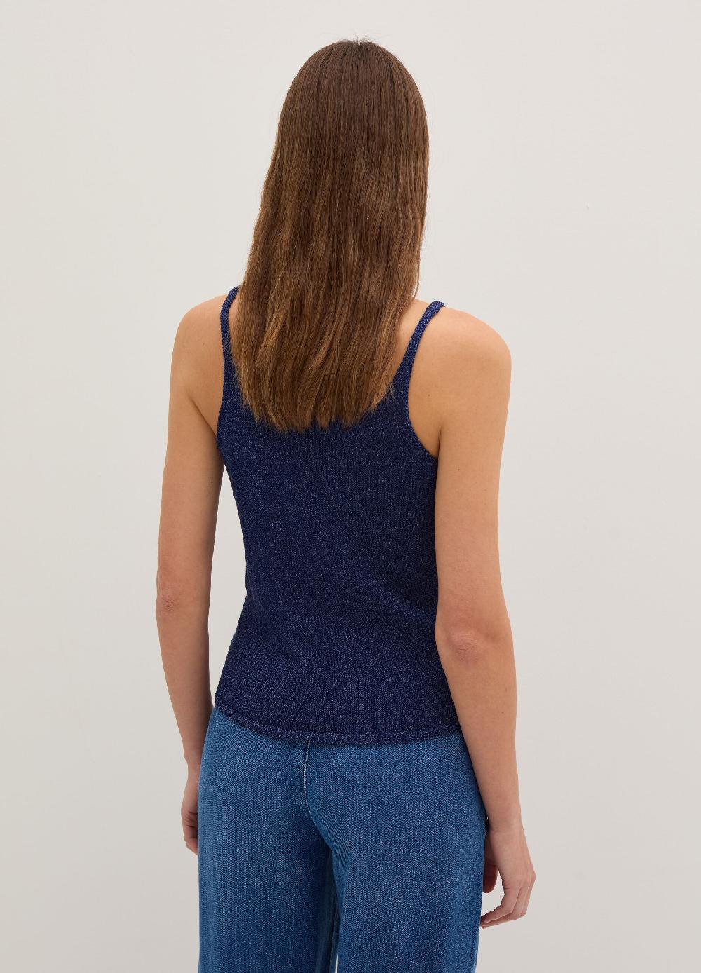 Stefanel Tank top in cordonetto senza cuciture Sconti questo mese