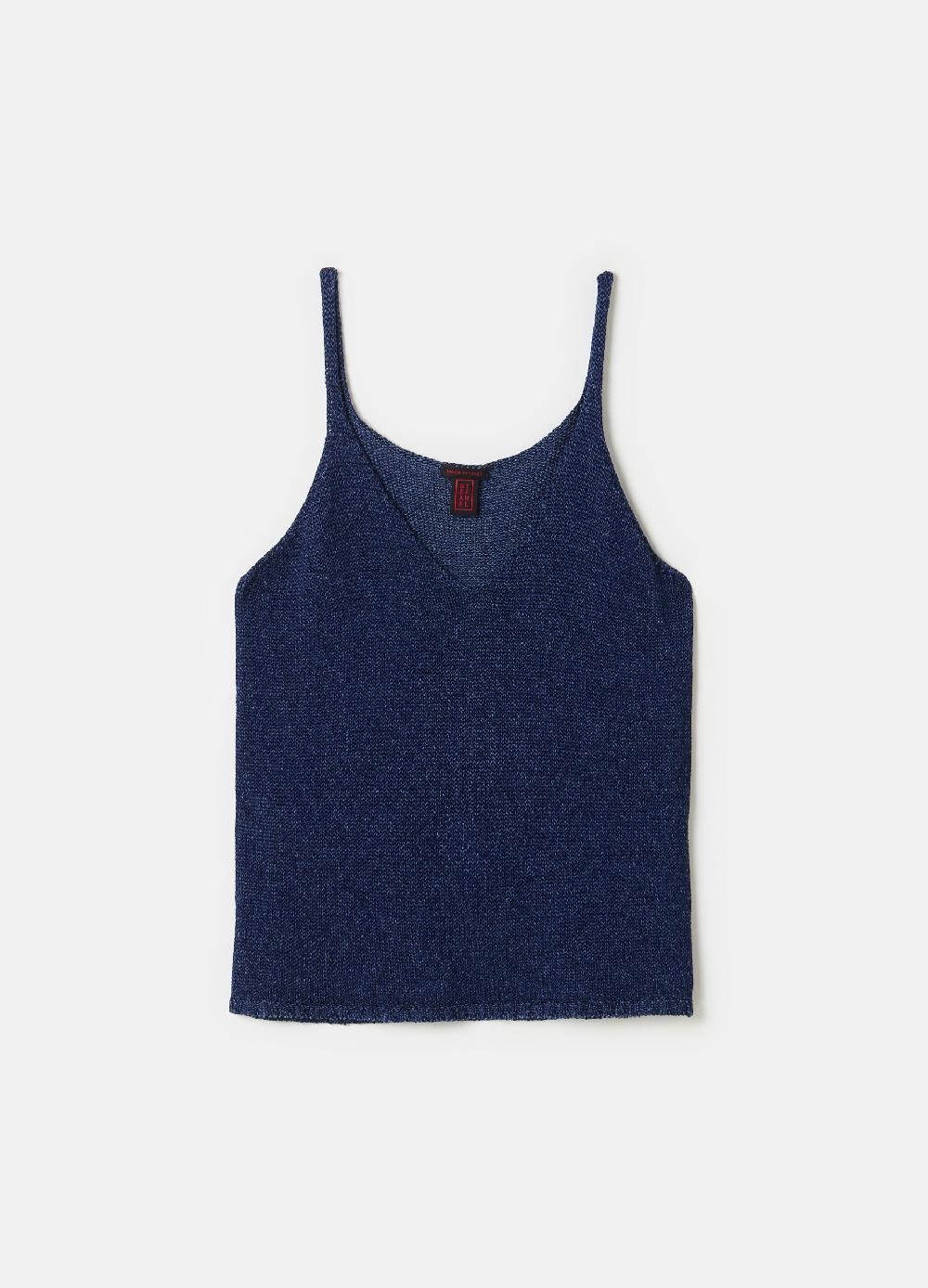 Stefanel Tank top in cordonetto senza cuciture Sconti questo mese