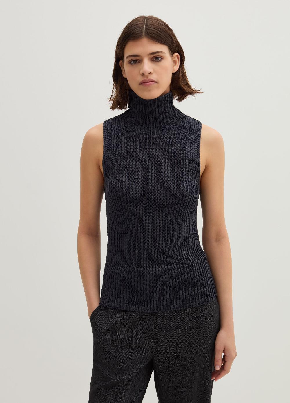 Stefanel Tank top a coste inglesi senza cuciture 2025