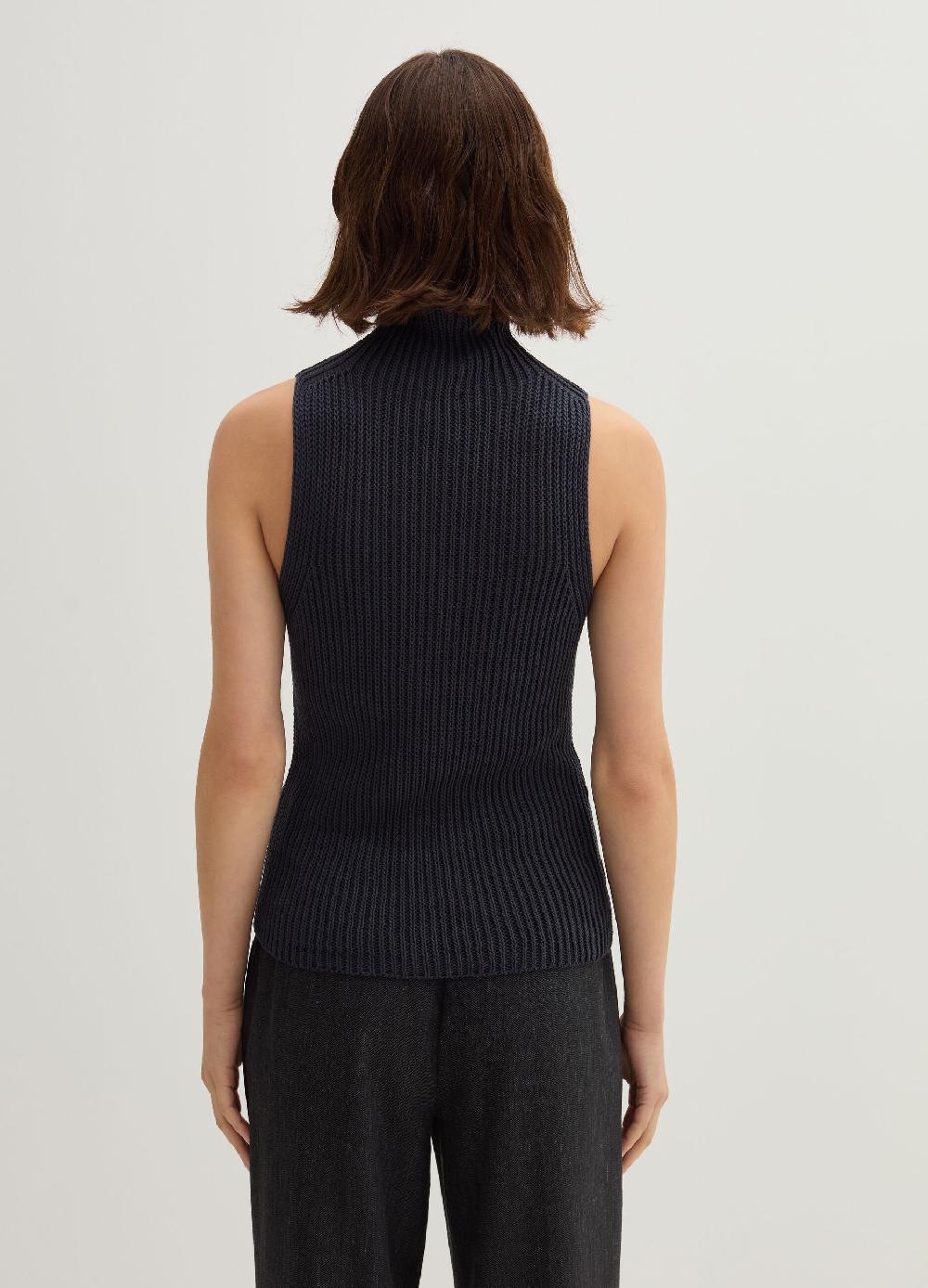 Stefanel Tank top a coste inglesi senza cuciture 2025