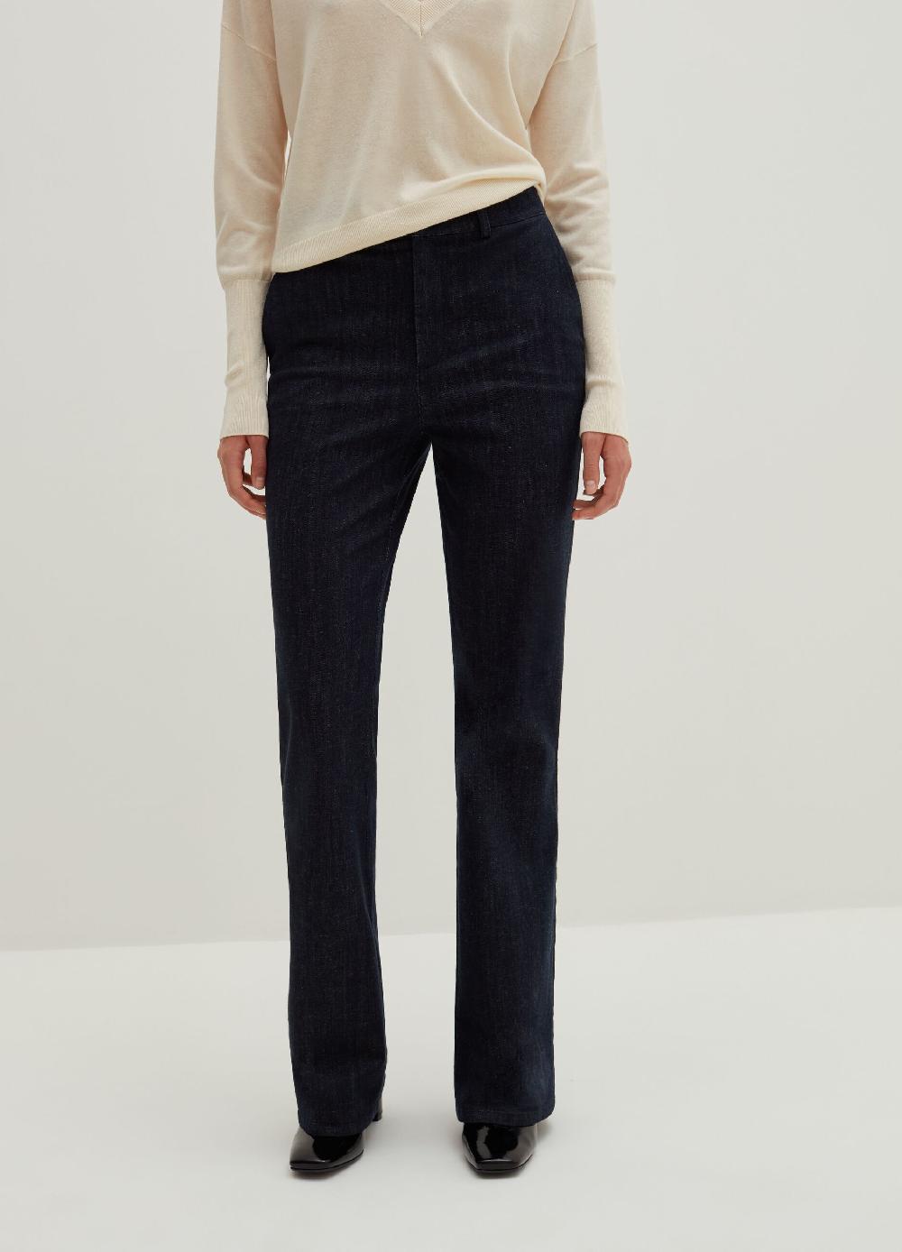 Stefanel Jeans straight fit in cotone e cashmere Italy