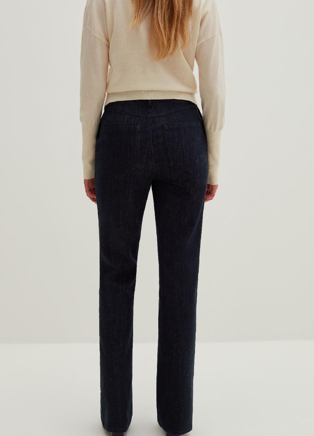 Stefanel Jeans straight fit in cotone e cashmere Italy