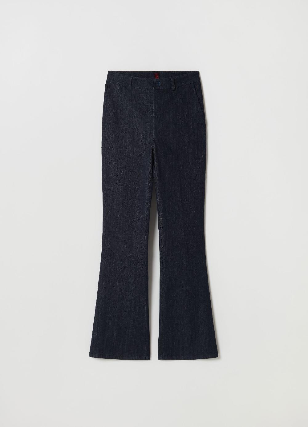 Stefanel Jeans straight fit in cotone e cashmere Italy