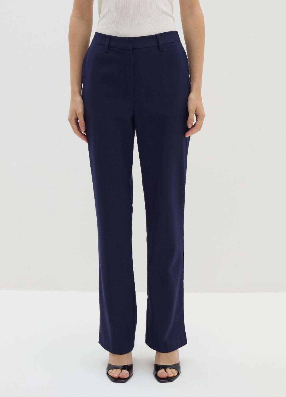 Stefanel Pantalone flare fit in flanella Vendita