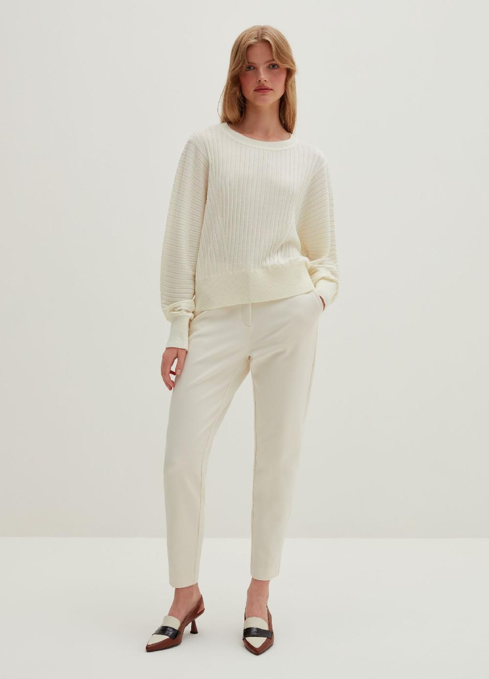 Stefanel Pantaloni a sigaretta stretch
