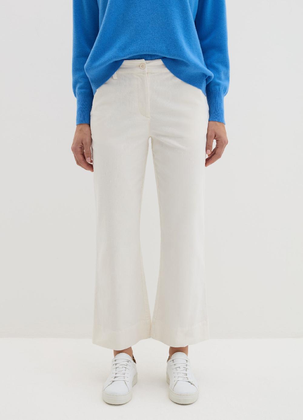 Stefanel Pantalone flare fit in corduroy Promozione Limitata
