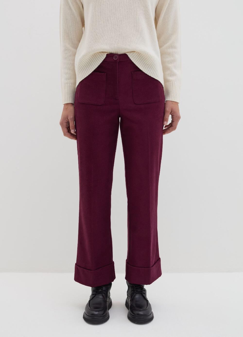 Stefanel Pantalone crop in twill stretch Fino Al -60%