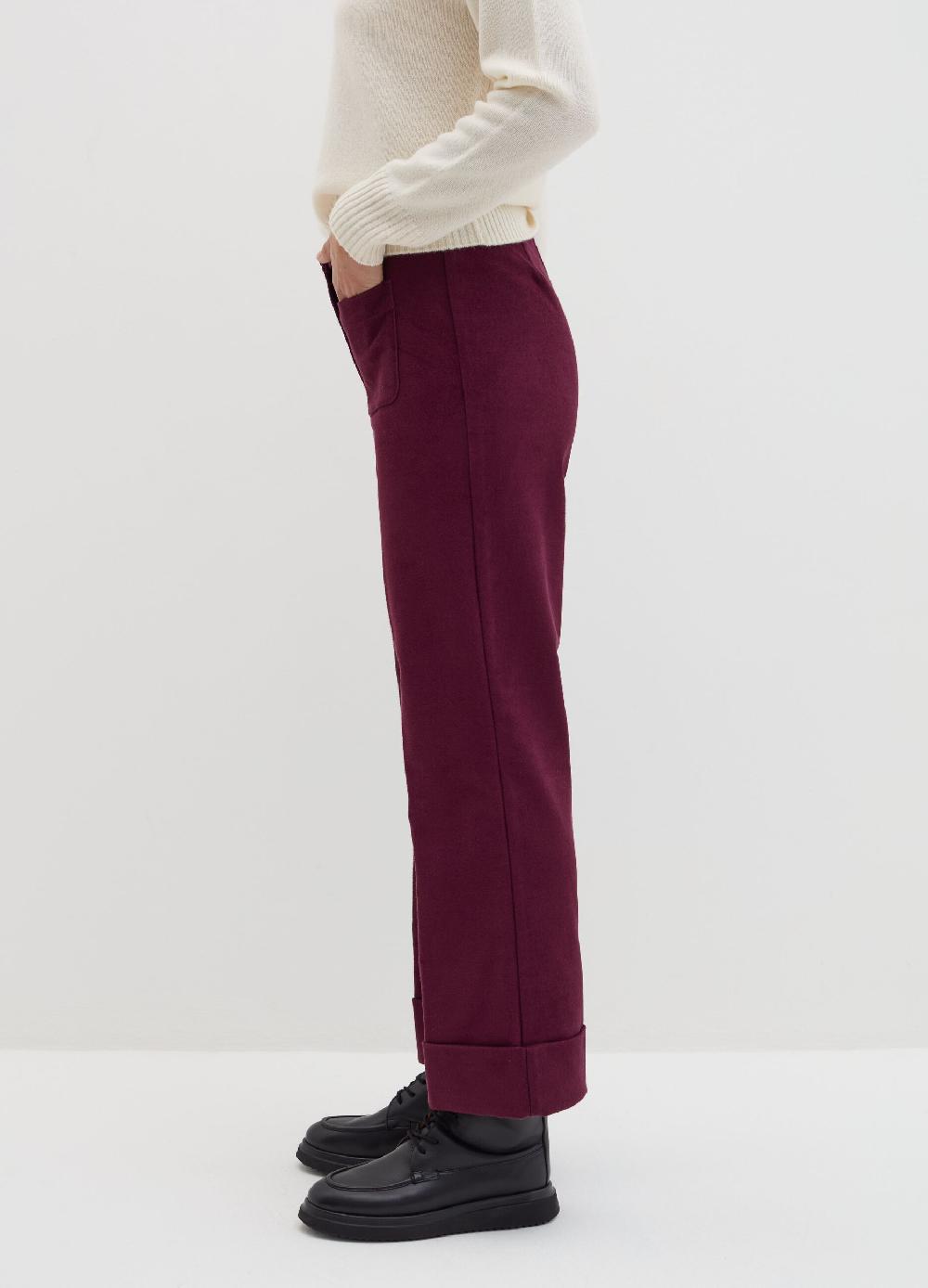Stefanel Pantalone crop in twill stretch Fino Al -60%