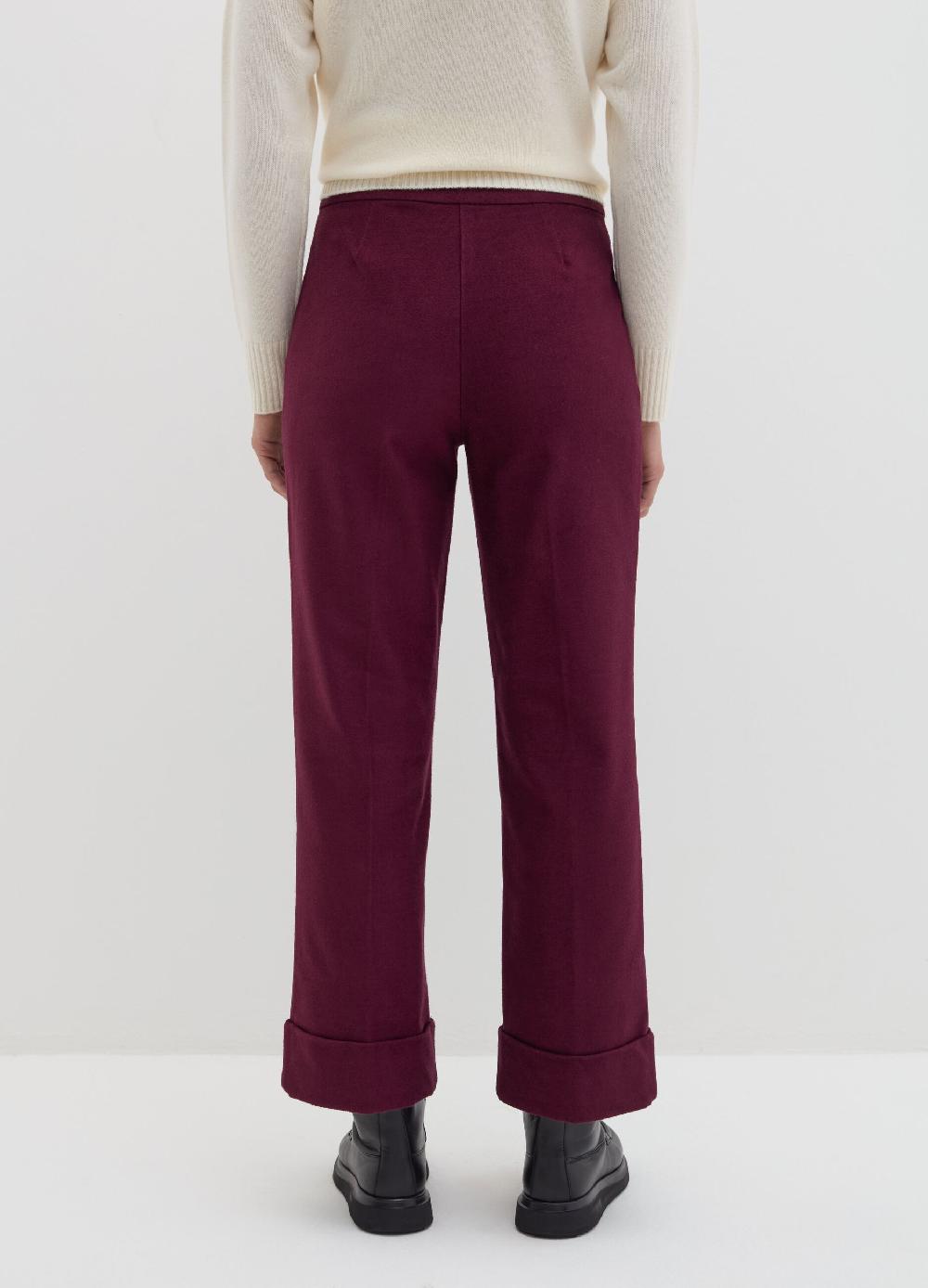 Stefanel Pantalone crop in twill stretch Fino Al -60%