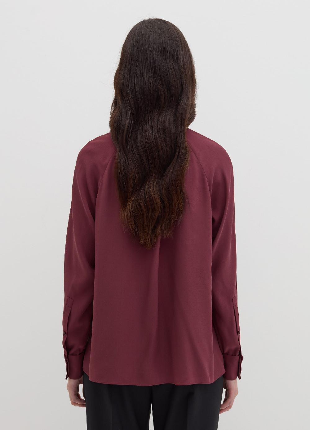 Stefanel Blusa a collo alto in viscosa e seta Affare Del Giorno