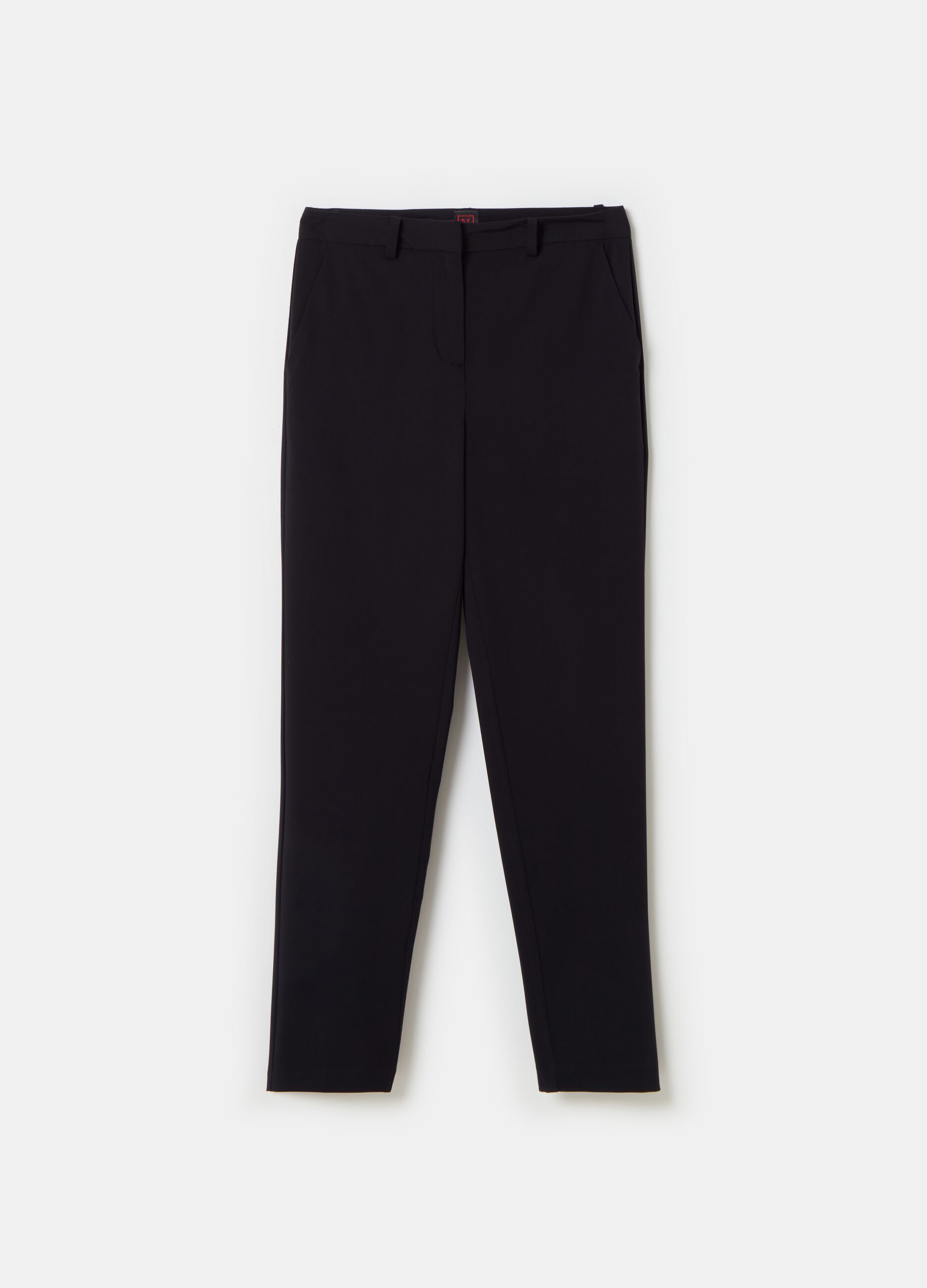 Stefanel Pantalone a sigaretta in gabardina stretch Hotsell