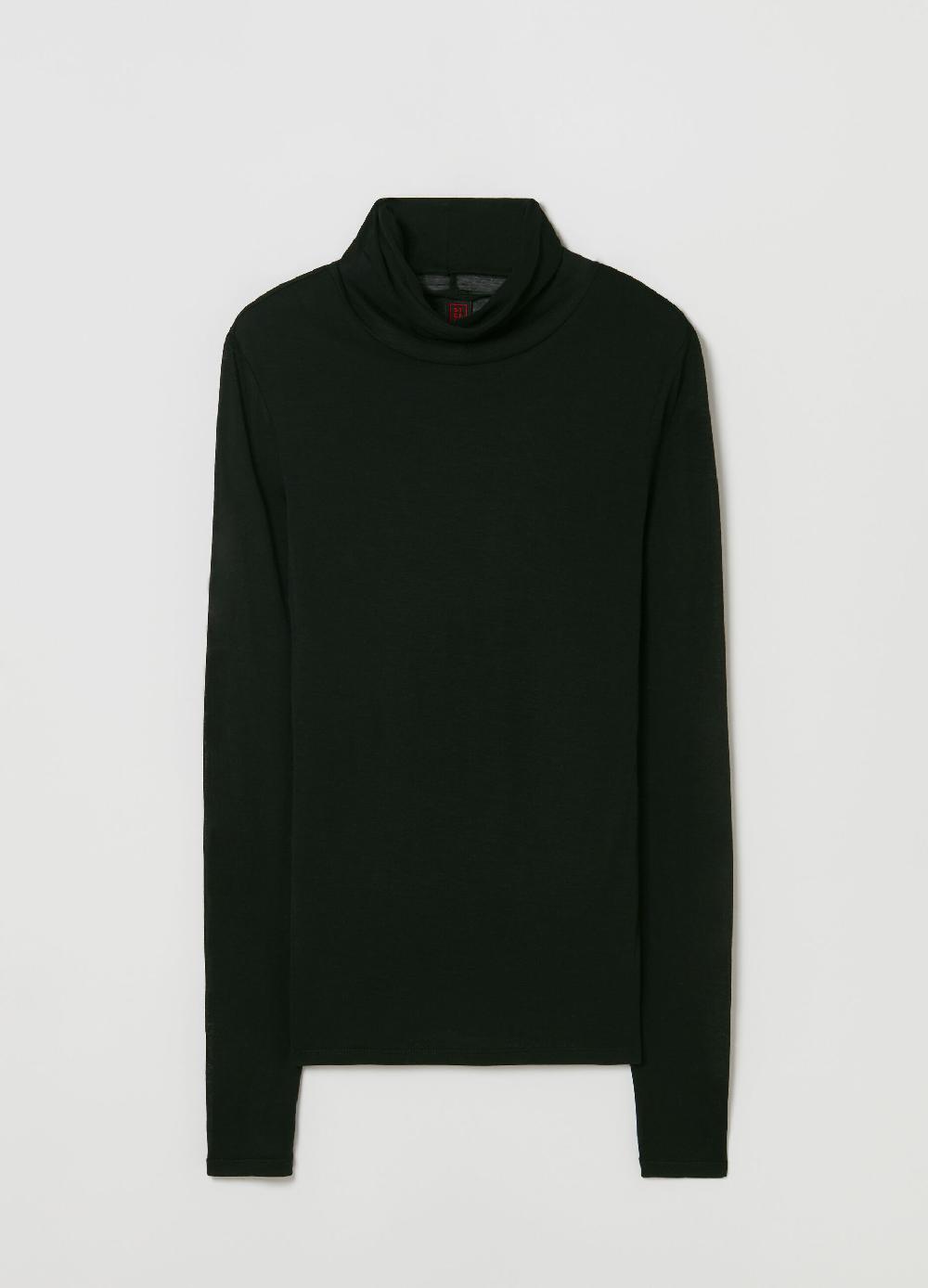 Stefanel T-shirt a maniche lunghe con collo alto Vendita Economica