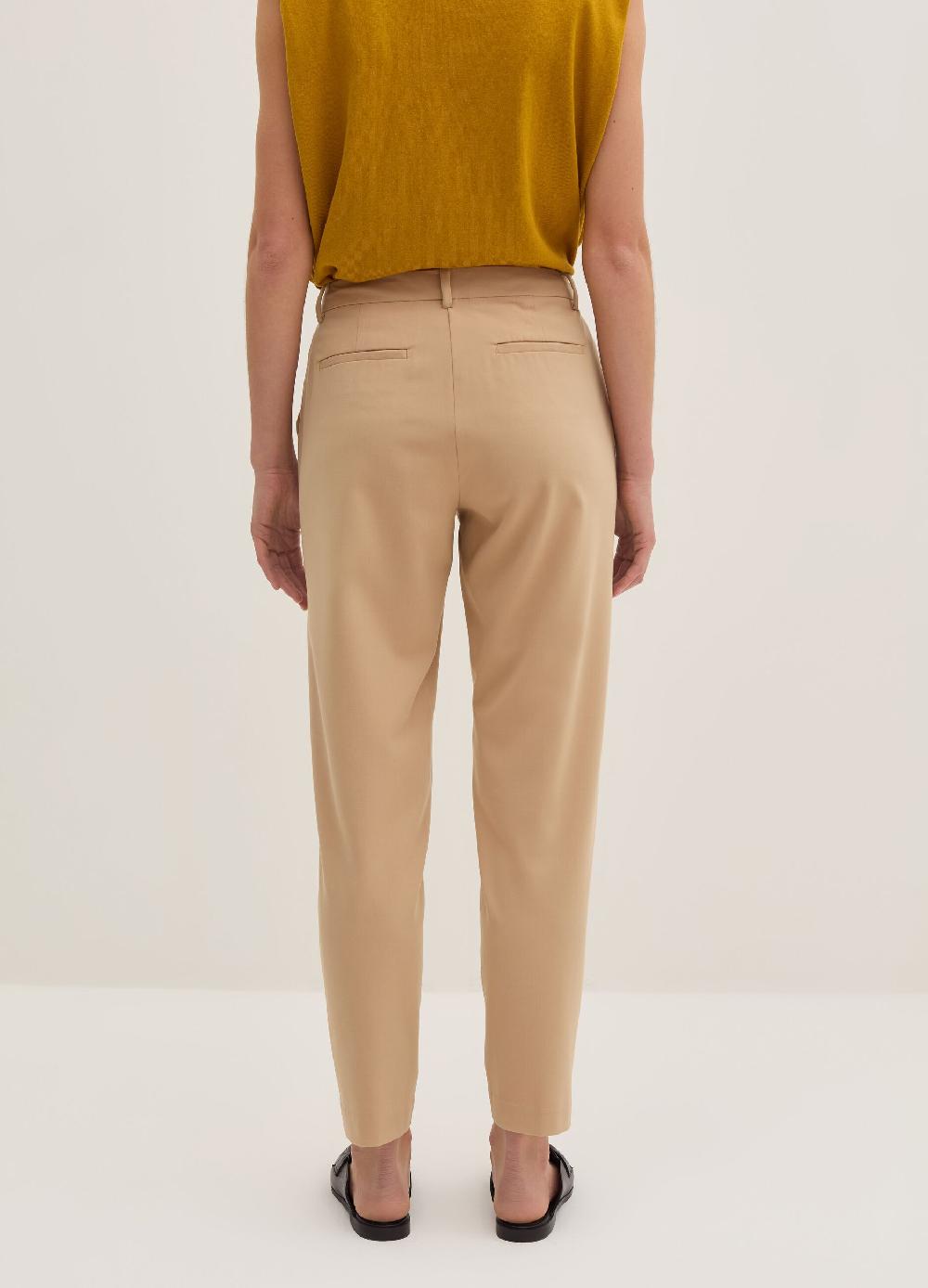 Stefanel Pantalone a sigaretta in gabardina stretch Saldi Di Fabbrica