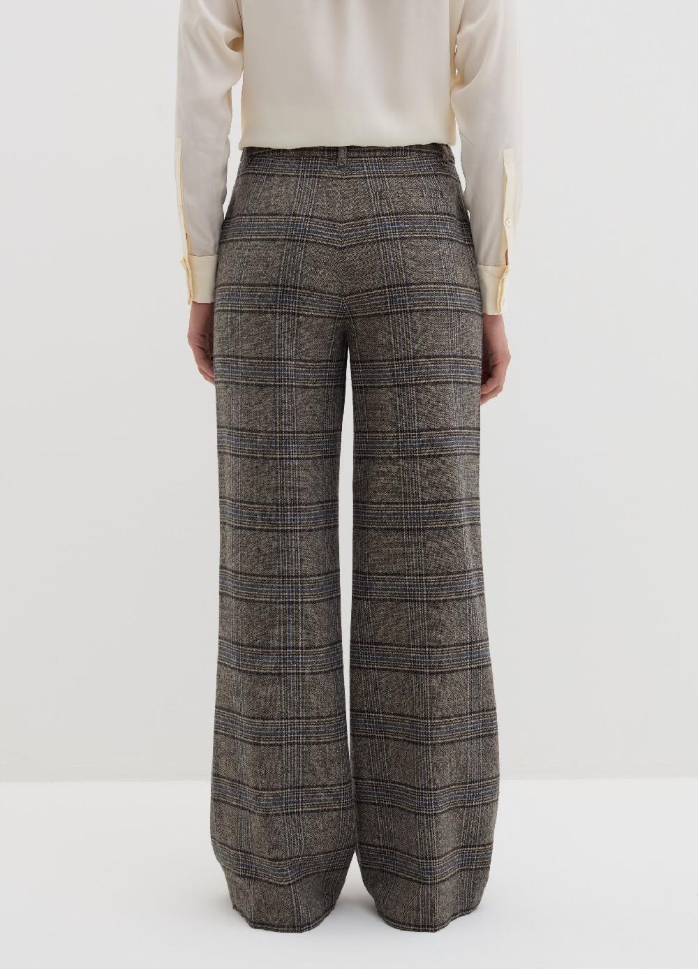 Stefanel Pantalone palazzo fantasia tartan Negozio