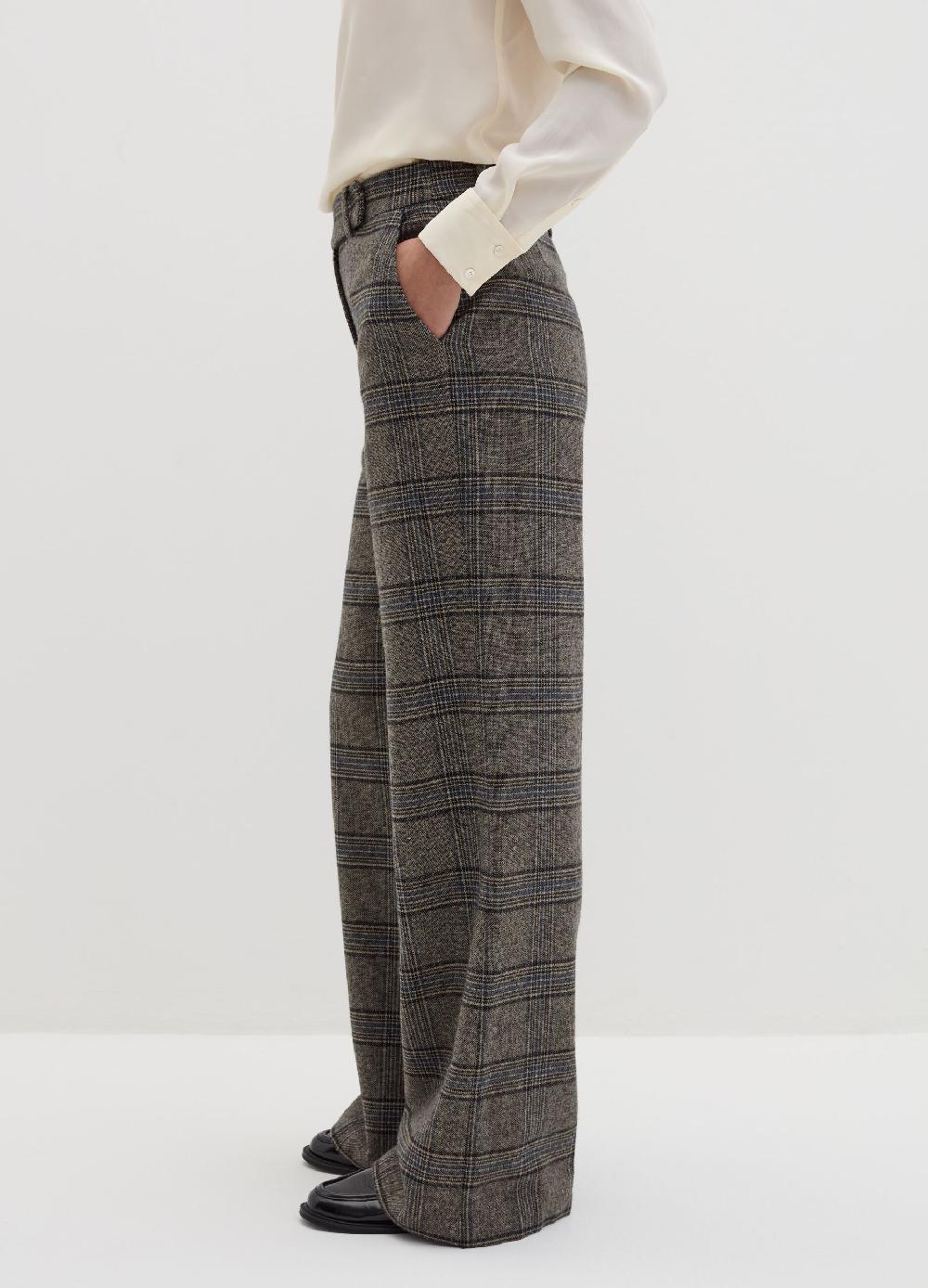 Stefanel Pantalone palazzo fantasia tartan Negozio